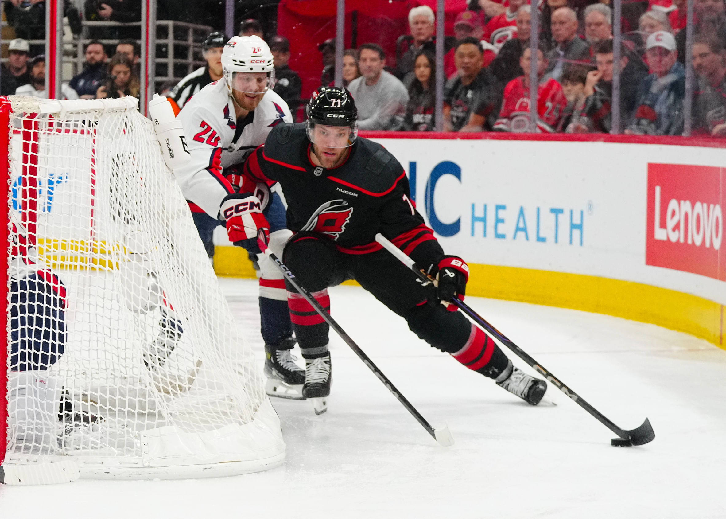 Taylor Hall will need to step up for Carolina in Game 2 on Thursday night - Source: Imagn
